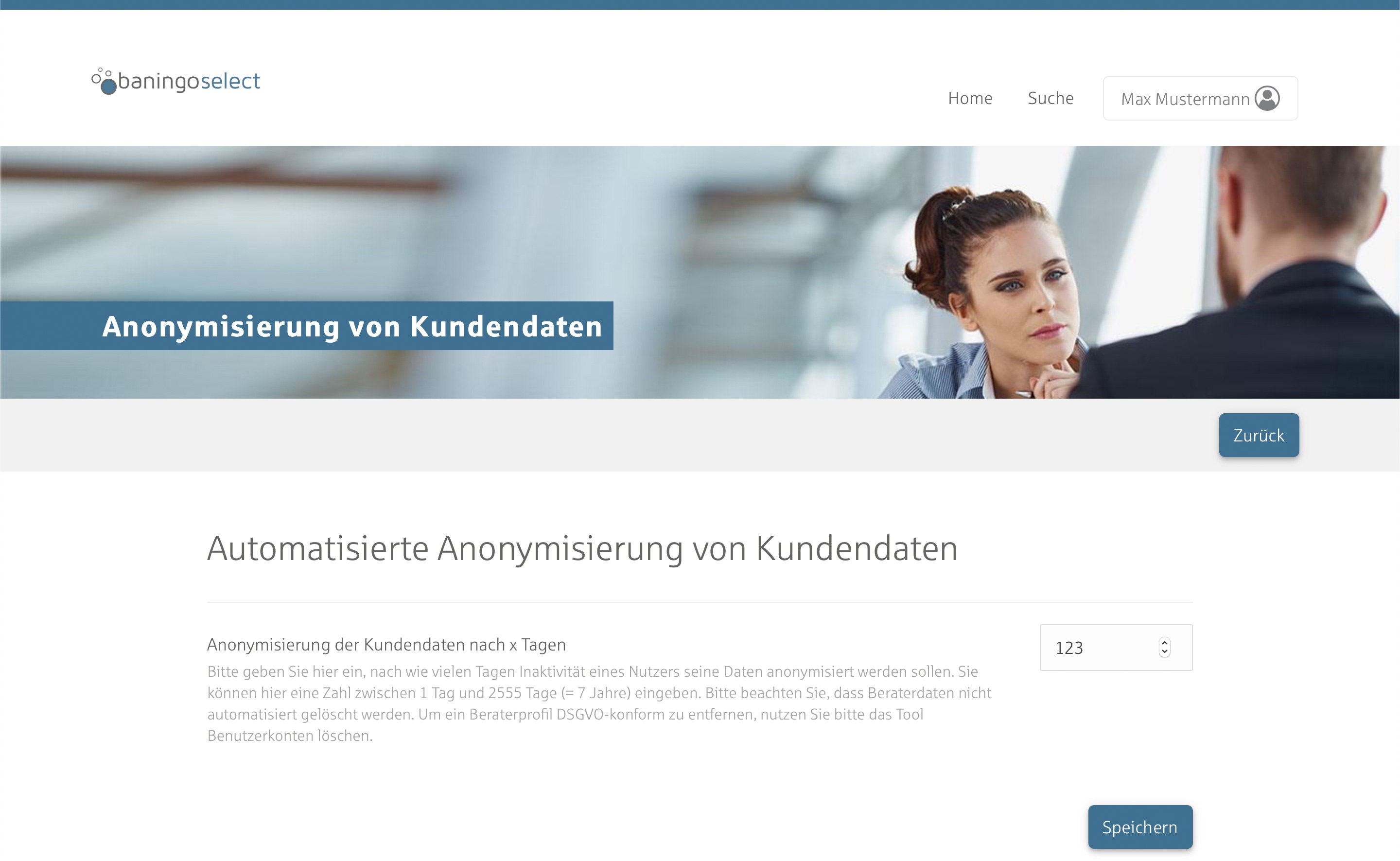 Anonymisierung von Kundendaten